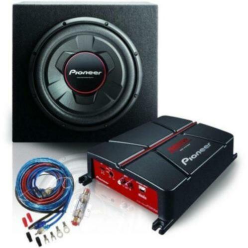 Actie 1300Watt Pioneer GXT-3706B Subwooferpakket -Versterker