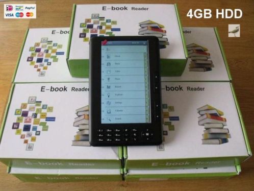 ACTIE 7 inch echte E-Readers  eReaders 4GB Harddisk