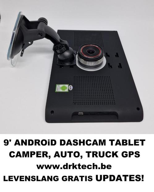 Actie 9x27 Android Dashcam Tablet TruckCamper GPS EU MAP-TMC