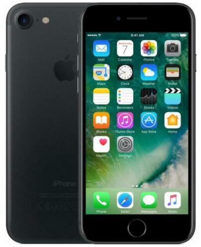 ACTIE iPhone 7, 32GB Geseald Zwart compleet (va 5st)