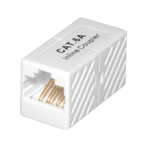 ACTIE Koppelstuk UTP - CAT6a  RJ45 - wit