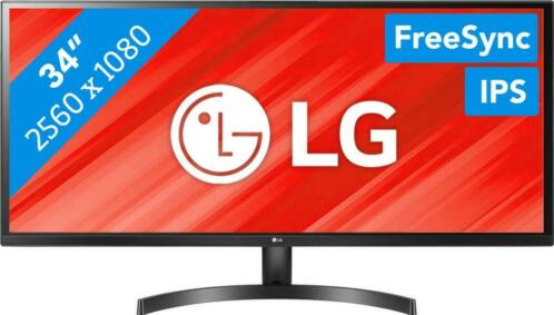 ACTIE LG 34WK500 Ultrawide Monitor Nieuw Geseald