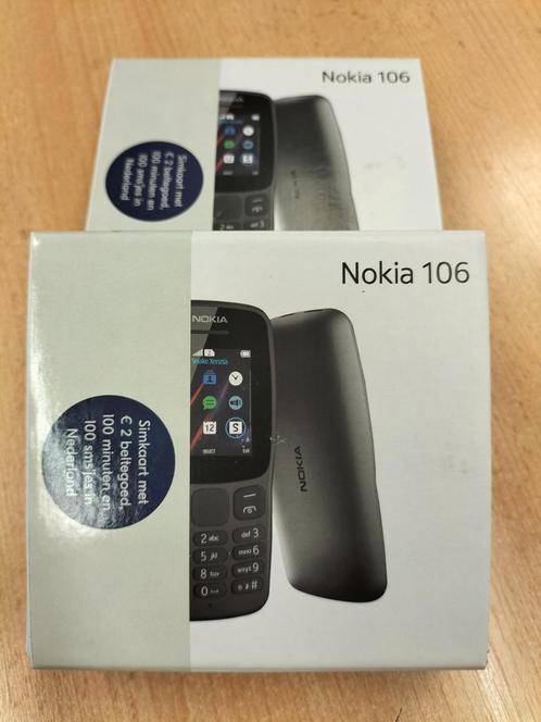 Actie prijs 2 Nokia 106 Dualsim Nieuw Geseald