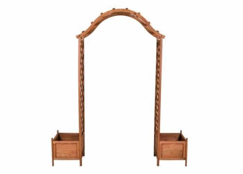 -ACTIE- Rozenboog met Bloembakken 206 cm