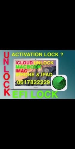 activation lock  Efi lock  Firmware lock   0617822229 