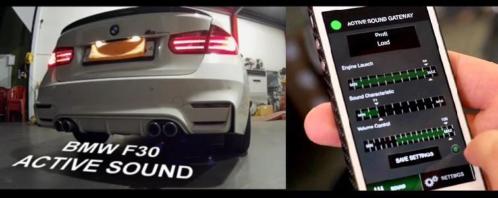 Active sound uitlaatsysteem voor BMW 1-serie 3-serie 5-seri