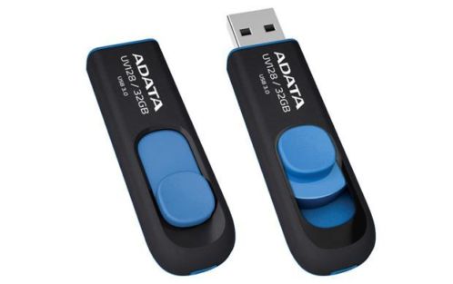 Adata UV128 USB 3.0 32GB ZwartBlauw