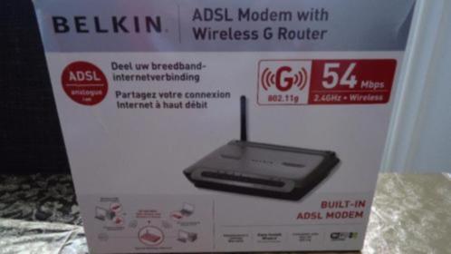ADSEL Modem draadlos merk BELKIN with Wireless G Router