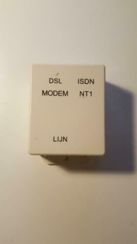 ADSL splitter adapter ISDN