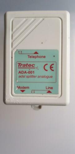 Adsl splitter analogue, merk Tratec