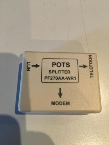 Adsl splitter pots