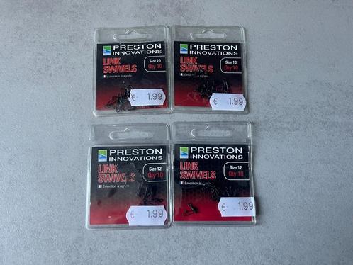 adv 390  NIEUW mixset 4 pakjes linkswivels PRESTON