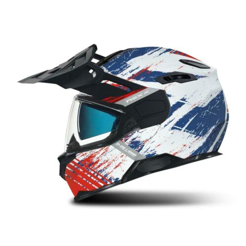 Adventure Helm Nexx X.Vilijord Mudvalley Wit-Rood-Blauw