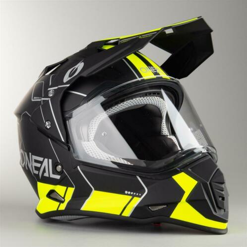 Adventure Helm O039Neal Sierra II Comb Zwart-Neon Geel