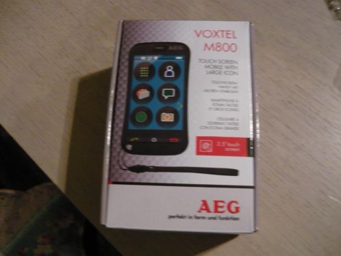 AEG voxtel m800 senioren mobiel NIEUW IN DOOS