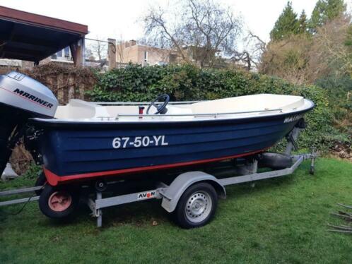 Afgeprijsd MampR sloep, 40 pk Mariner met POWERTRIM, trailer