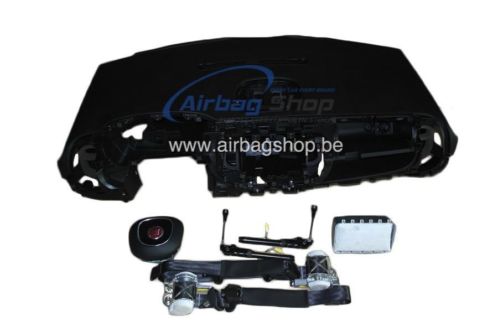 Airbag kit zwart fiat 500L (2010-heden)