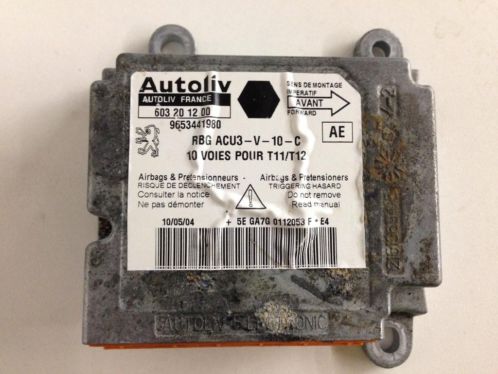 airbag module 9653441980 peugeot 206 T11T12