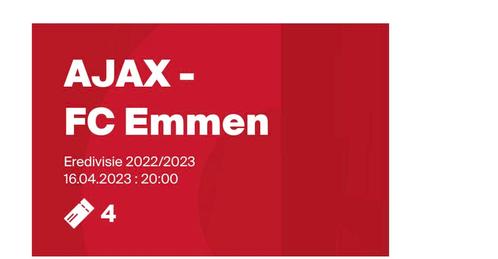 Ajax-Emmen 16april zaterdag 2000