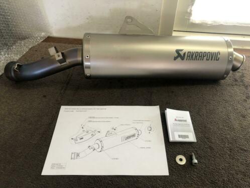Akrapovic titanium uitlaat BMW R1200GS 2010-2012 Adventure