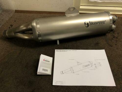 Akrapovic titanium uitlaat demper BMW R1200R 2006-2010