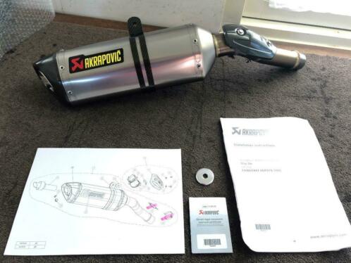 Akrapovic uitlaat demper Kawasaki Versys 1000 2012-2016