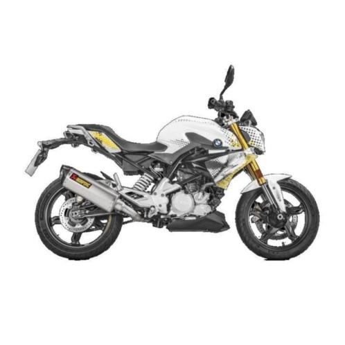 Akrapovic uitlaatsysteem Racing Line RVS BMW G 310 GS en R.