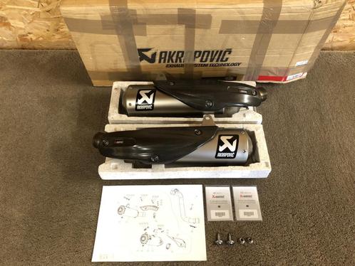 Akrapovic uitlaten dempers Ducati Scrambler 1100 2018-2020