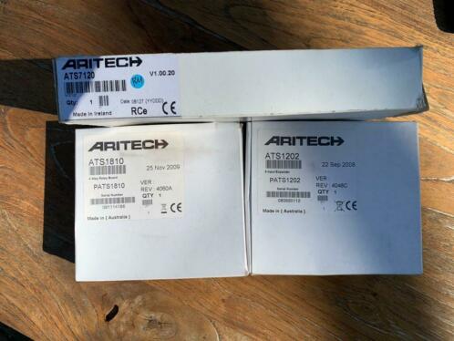 Alarminstallatie onderdelen Aritech, Honeywell Galaxy.