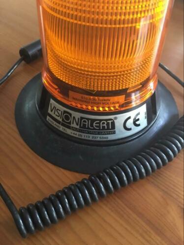 Alarmlamp met magneet voor op auto