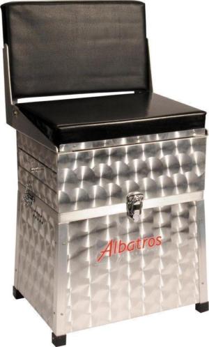 Albatros Aluminium Zitmand - 36 x 25 x 46 cm - Grijs