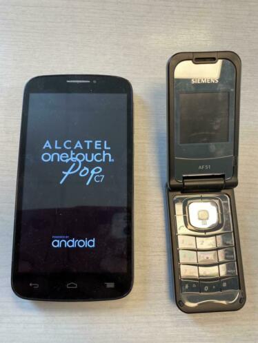 Alcatel Android Onetouch PopC1 en Siemens AF51 (niet getest)