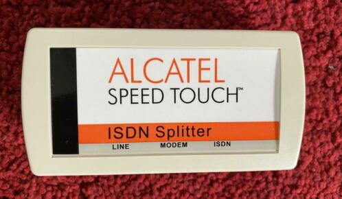 Alcatel speed touch ISDN splitter met instructie A4