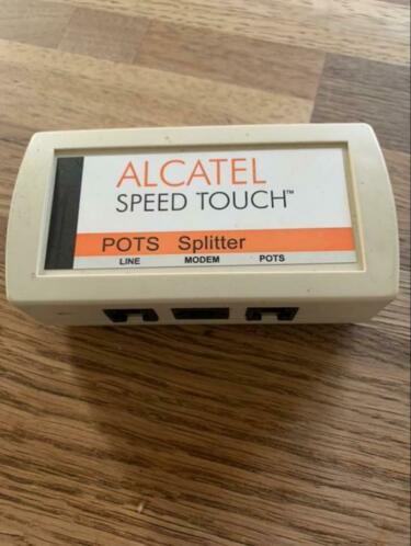 Alcatel speedtouch splitter