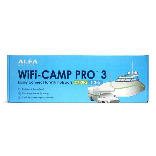 Alfa Network WiFi-Camp Pro 3 dual-band 2.4 amp 5 GHz , AC, QR