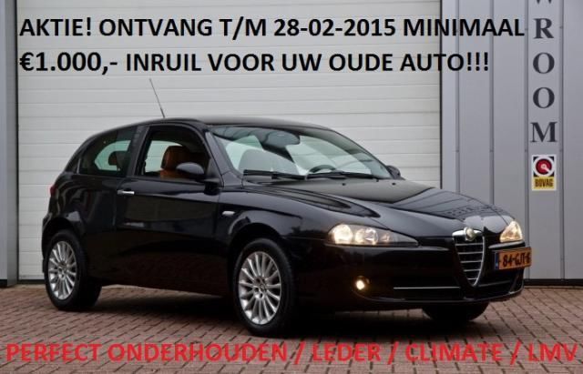 Alfa Romeo 147 1.6 TS  Leder PERFECT ONDERHOUDEN