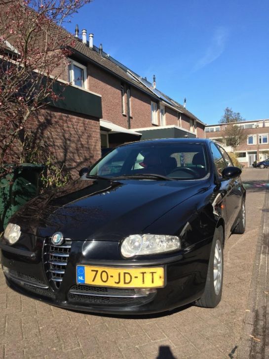 Alfa Romeo Alfa-147 1.6 T.spark 16V 88KW 5DR 2002 Zwart