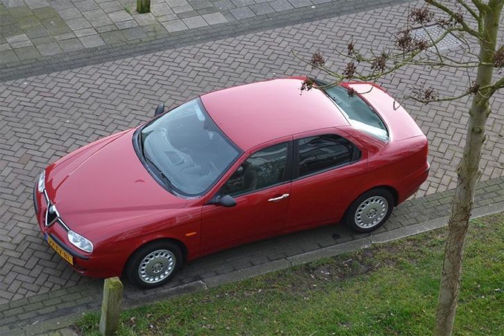 Alfa Romeo Alfa-156 1.6 TS Rood, startonderbreker defect