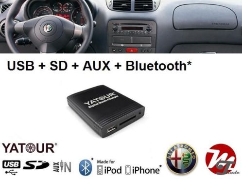ALFA ROMEO Bluetooth AUX USB iPhone Android audio interface