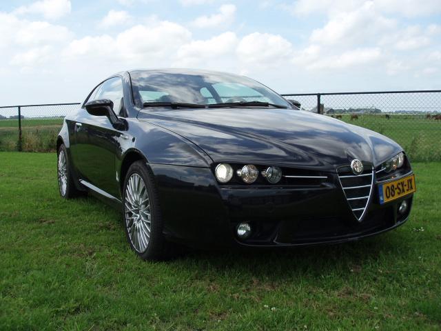 Alfa Romeo Brera 3.2 JTS V6 Q4, 2006, Zwart, rood leer.