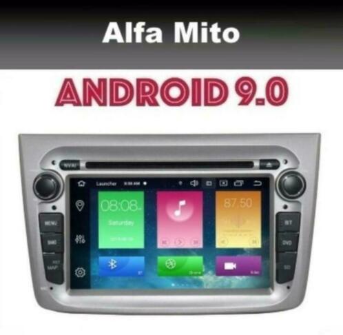 Alfa Romeo Mito radio navigatie android 9 wifi dab carkit
