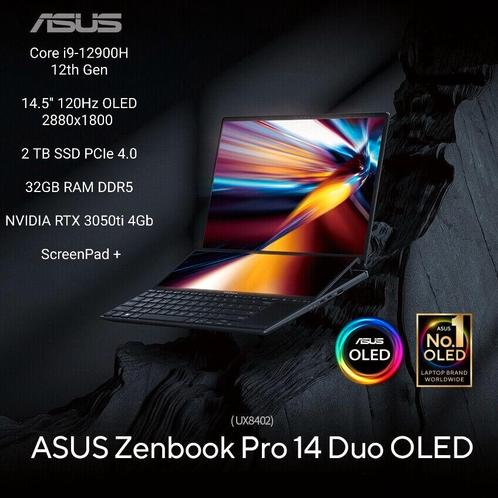 ALLESKUNNER Asus ZenBook Pro 14 Duo i9 2TB 32GB OLED PEN GPU
