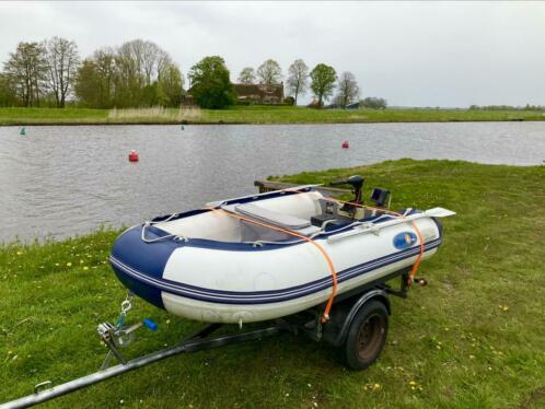 Allpa Sens 265 rubberboot visboot fishfinder