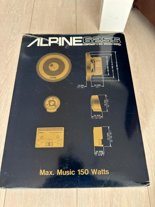 Alpine 6255 Componen 2-Way Speaker sytem  nieuw