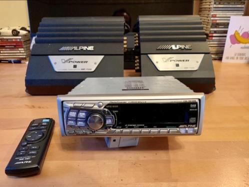 Alpine CDA 9815RB Radio CD - Alpine 2 amp 4 Kanaals Versterker