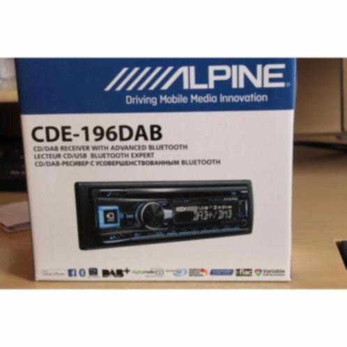 Alpine CDE-196DAB CD  MP3  USB  AUX - DAB