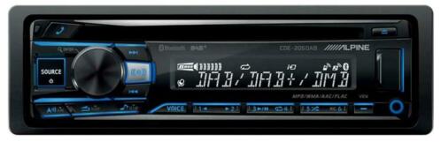 Alpine CDE-205DAB autoradio met aux bluetooth cd dab en usb