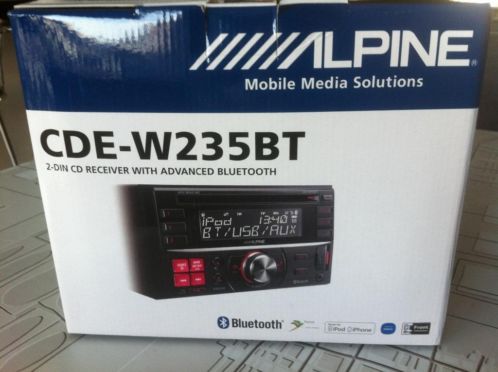 Alpine CDE-W235BT 2-din