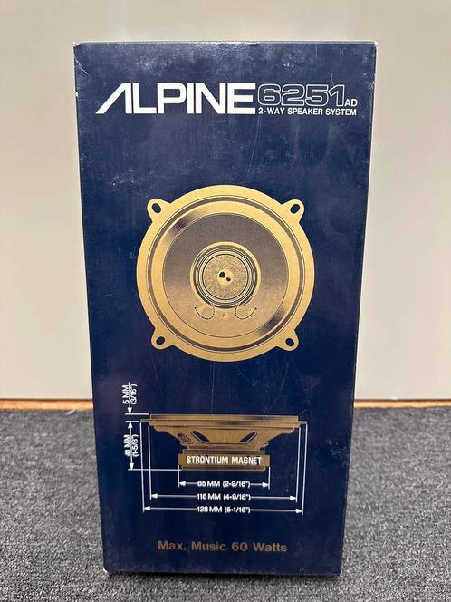 Alpine inbouw speakers 13cm coax 2weg NIEUW Meerdere Sets 