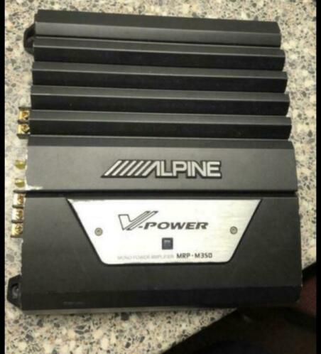 Alpine MRP-m350 versterker amplifier car audio